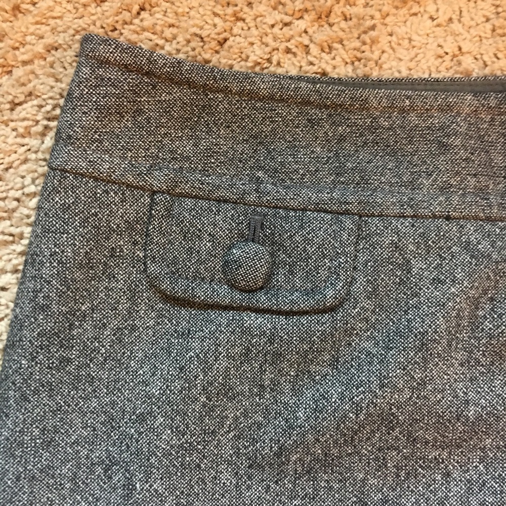 The Limited Grey Tweed Button Pencil Skirt - Picture 2 of 4